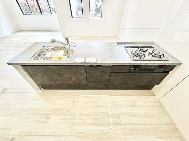 【キッチン】お料理を効率的に、楽しく!システムキッチン