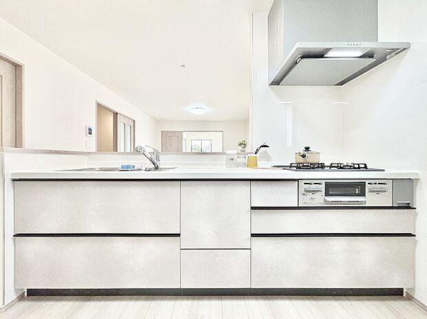 【キッチン】お料理を効率的に、楽しく！システムキッチン  