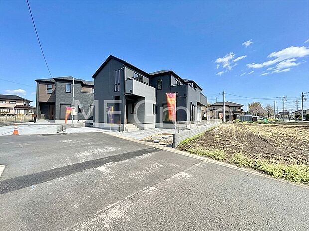 【前面道路含む現地写真】堂々完成!! ここから始まる新生活を応援いたします!
