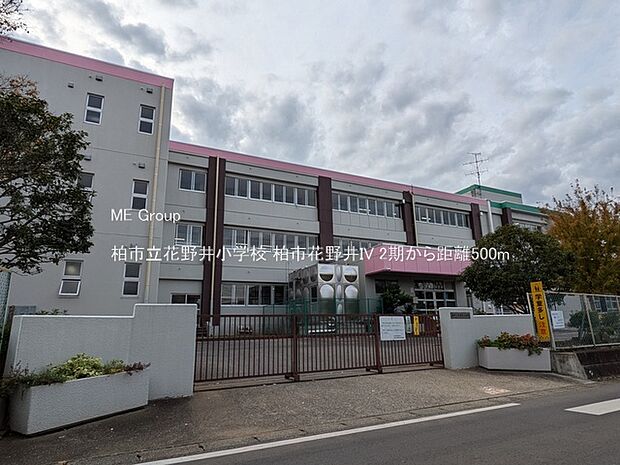柏市立花野井小学校（約500m）