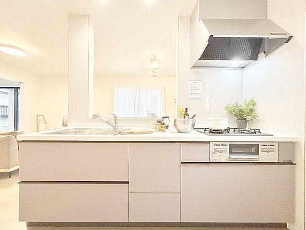 【キッチン】お料理を効率的に、楽しく!システムキッチン