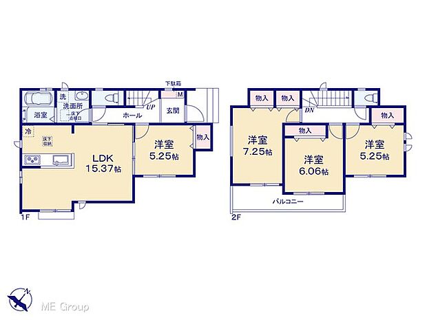 【4LDK】図面と異なる場合は現況を優先