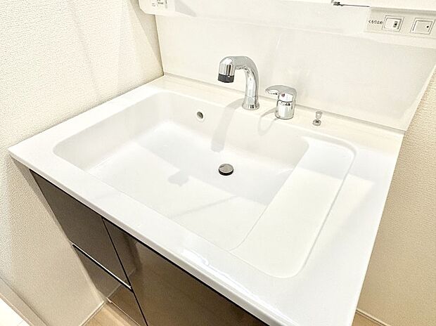 【その他設備(ハンドシャワー水栓)】ハンドシャワー付き!使いやすい洗面台。