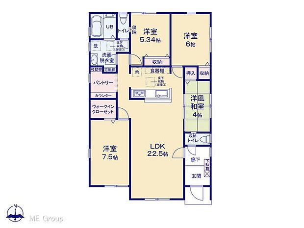 【4LDK】図面と異なる場合は現況を優先