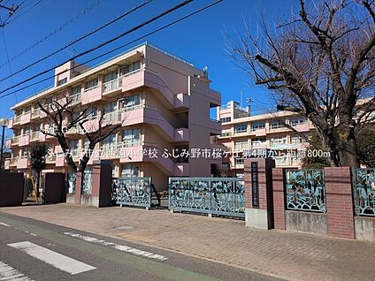 ふじみ野市立西原小学校 800m