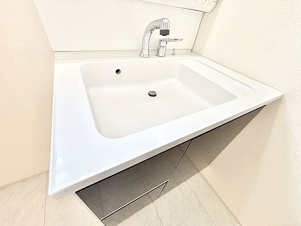 【その他設備(ハンドシャワー水栓)】ハンドシャワー付き！使いやすい洗面台。