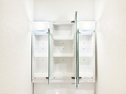 その他設備(三面鏡裏収納)