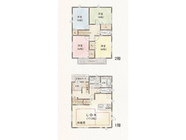14号棟　間取図