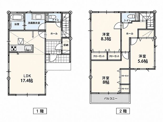 1号棟間取図