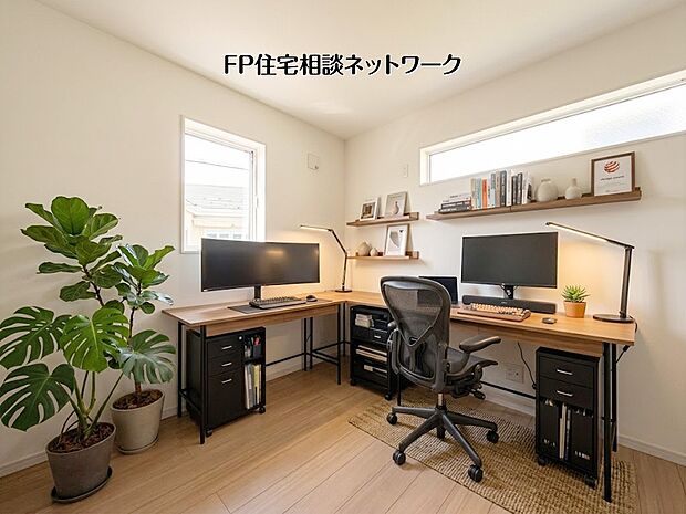 【洋室】【洋室│6帖】  本画像はAIがCGで家具を作成しており、実際の現地に家具は設置されておりません。また、販売価格に家具等は含まれておりません。