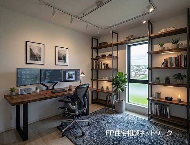 【洋室】【洋室│5.8帖】  本画像はAIがCGで家具を作成しており、実際の現地に家具は設置されておりません。また、販売価格に家具等は含まれておりません。
