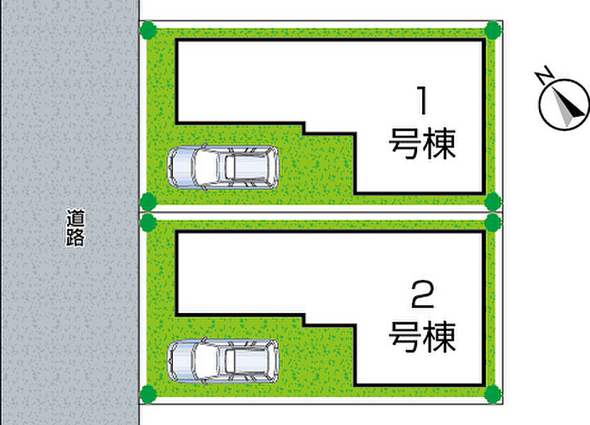 全２区画　前面道路４．７ｍ