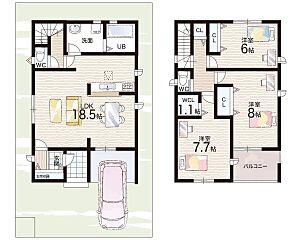 寝屋川市高宮　第4期　新築一戸建て その他