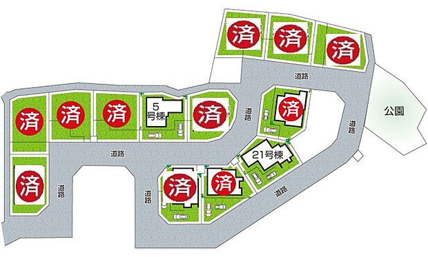 全13区画 前面道路6m