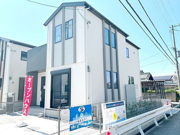 【外観】お客様に長く安心して住んでいだだける事にこだわった家づくり！住んでからのアフターサービスにもしっかりと取り組んでいます！