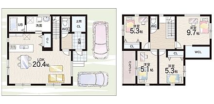 ○生瀬小学校・・・徒歩26分 ○塩瀬中学校・・・徒歩41分 