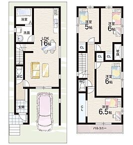 ○南平台小学校・・・徒歩14分 ○阿武野中学校・・・徒歩7分 