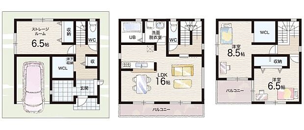 【2LDK+S(納戸)】○長瀬南小学校・・・徒歩3分 ○長瀬中学校・・・徒歩5分