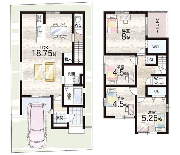 【4LDK】○西大久保小学校・・・徒歩3分 ○南宇治中学校・・・徒歩6分