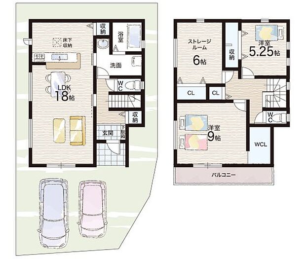 【2LDK+S(納戸)】○大伴小学校・・・徒歩7分 ○第三中学校・・・徒歩19分