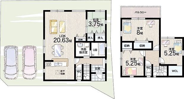 【4LDK】○伏見南小学校・・・徒歩12分 ○京西中学校・・・徒歩13分