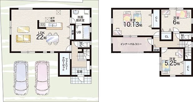 【3LDK】○佐保小学校・・・徒歩7分 ○若草中学校・・・徒歩23分