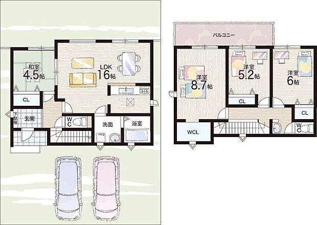 【4LDK】○御園小学校・・・徒歩10分 ○玉園中学校・・・徒歩24分