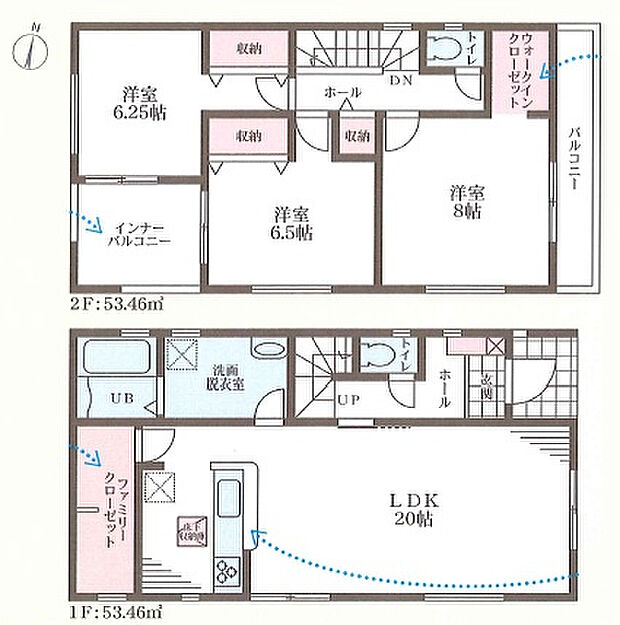 【3LDK】○信太小学校・・・徒歩20分 ○信太中学校・・・徒歩18分