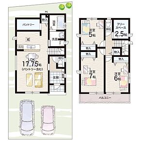 ○香陽小学校・・・徒歩7分 ○東香里中学校・・・徒歩7分 