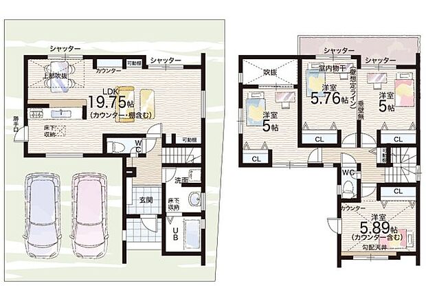 【3LDK】○西小倉小学校・・・徒歩11分 ○西小倉中学校・・・徒歩8分
