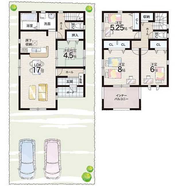 【4LDK】○大和郡山市立筒井小学校・・・徒歩7分 ○大和郡山市立郡山南中学校・・・徒歩6分