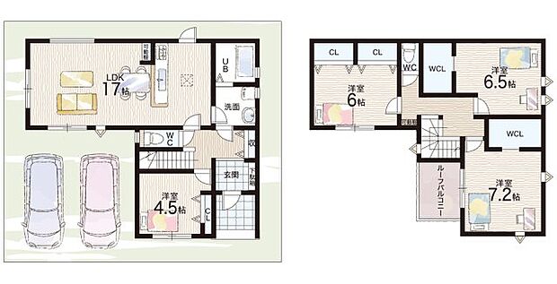 【4LDK】○白川小学校・・・徒歩5分 ○須磨北中学校・・・徒歩12分