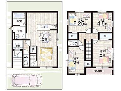 ○大枝小学校・・・徒歩１２分 ○大枝中学校・・・徒歩２６分 
