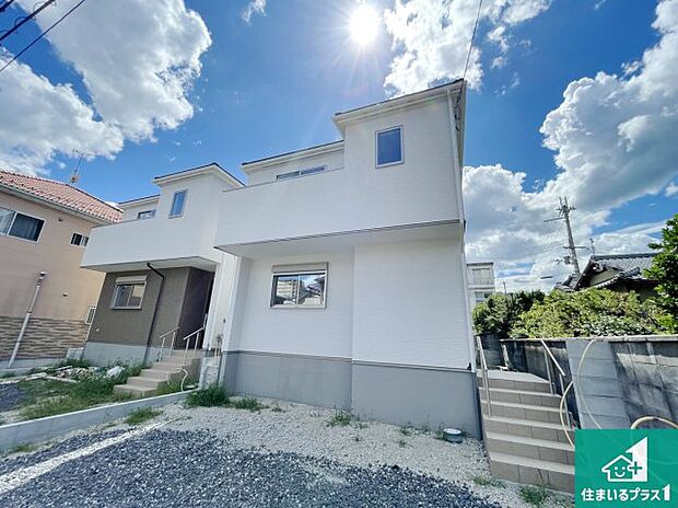 【外観】お客様に長く安心して住んでいだだける事にこだわった家づくり！住んでからのアフターサービスにもしっかりと取り組んでいます！