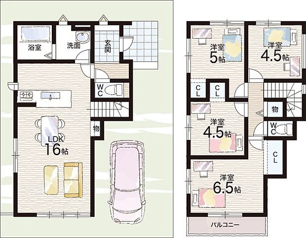 【4LDK】○菅原小学校・・・徒歩16分 ○長尾中学校・・・徒歩11分
