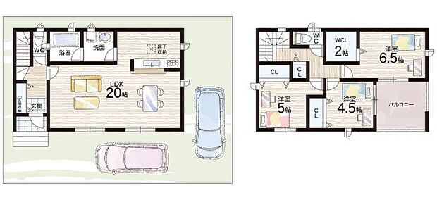 【3LDK】○西信達小学校・・・徒歩6分 ○西信達中学校・・・徒歩2分