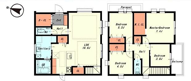 【4LDK】○筑紫が丘小学校・・・徒歩6分 ○広陵中学校・・・徒歩9分