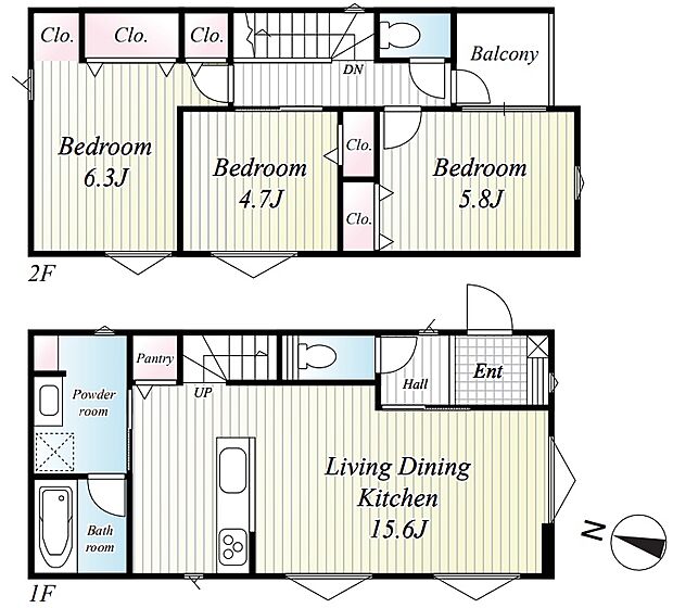 【3LDK】○竜が台小学校・・・徒歩6分 ○竜が台中学校・・・徒歩9分