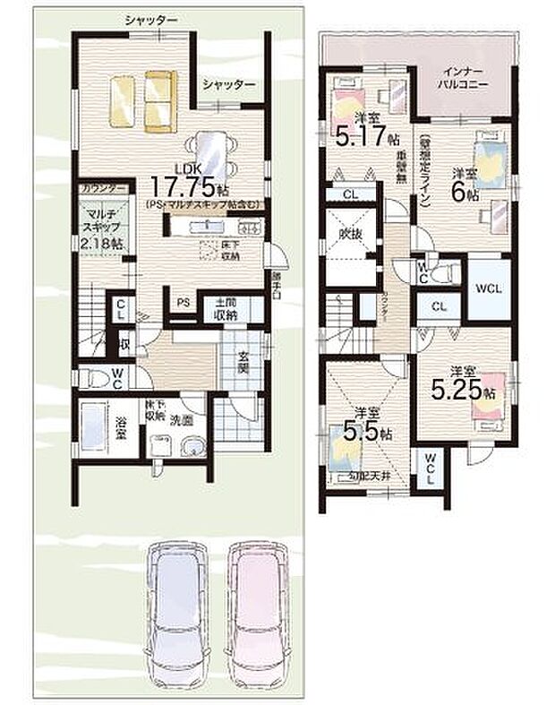 【3LDK】○園部小学校・・・徒歩１３分 ○園部中学校・・・徒歩４分