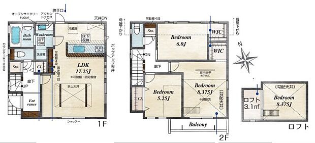【3LDK】○菅原東小学校・・・徒歩15分 ○杉中学校・・・徒歩23分