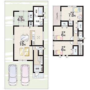 ○郡山北小学校・・・徒歩25分 ○郡山中学校・・・徒歩13分 