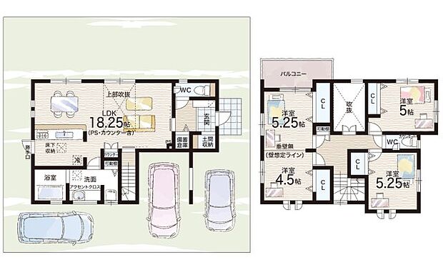 【3LDK】○真弓小学校・・・徒歩１５分 ○上中学校・・・徒歩３２分