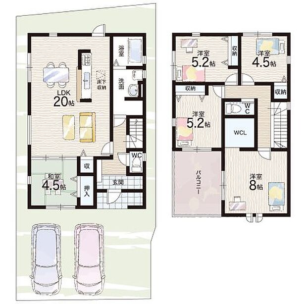 【5LDK】○伏見小学校・・・徒歩5分 ○伏見中学校・・・徒歩20分