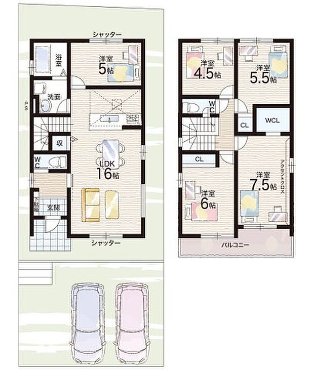 【5LDK】○中宮小学校・・・徒歩１２分 ○中宮中学校・・・徒歩１４分