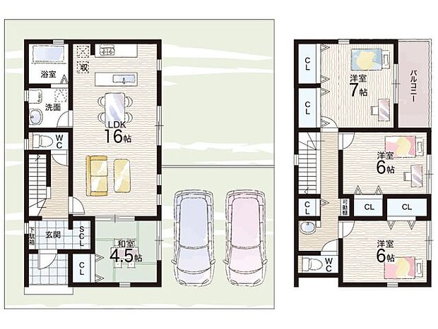 【4LDK】○大宝西小学校・・・徒歩14分 ○栗東西中学校・・・徒歩9分