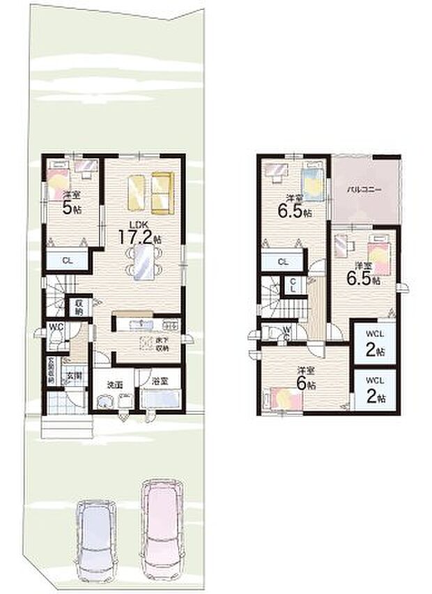 【4LDK】○大伴小学校・・・徒歩10分 ○第三中学校・・・徒歩40分