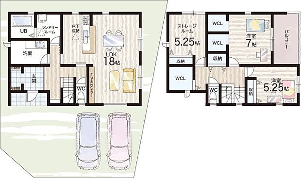 【3LDK】○錦郡小学校・・・徒歩7分 ○第二中学校・・・徒歩17分
