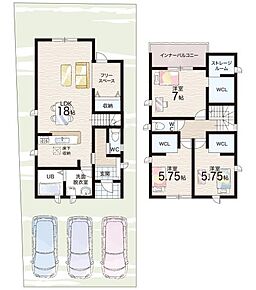 ○園部第二小学校・・・徒歩20分 ○園部中学校・・・徒歩29分 