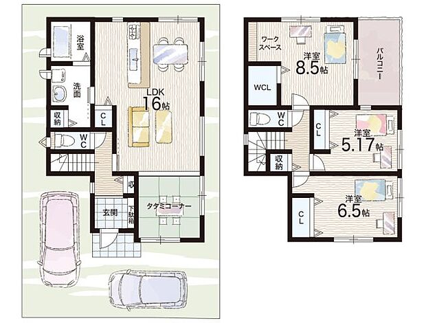 【3LDK】○長等小学校・・・徒歩11分 ○皇子山中学校・・・徒歩9分