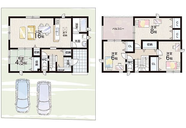 【4LDK】○武佐小学校・・・徒歩13分 ○八幡東中学校・・・徒歩34分